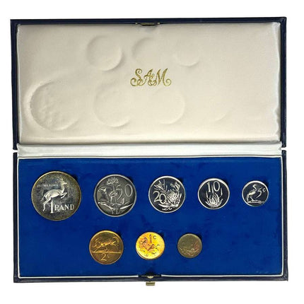 1980 South Africa Proof Coin Set in original mint box **Mintage ONLY 5000*