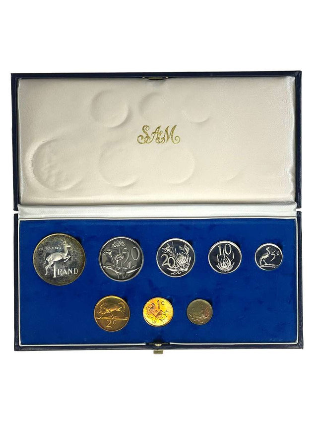 1980 South Africa Proof Coin Set in original mint box **Mintage ONLY 5000*