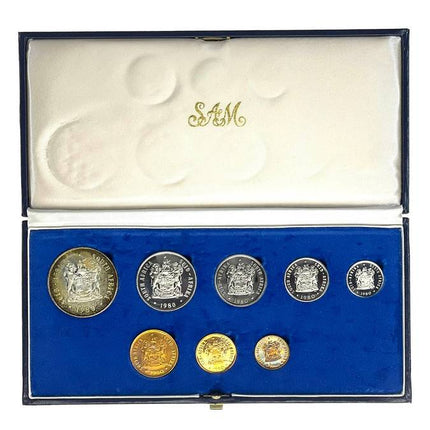 1980 South Africa Proof Coin Set in original mint box **Mintage ONLY 5000*