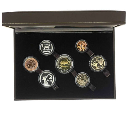 2012 South Africa Proof Coin Set in original mint box - Mintage only **1366*