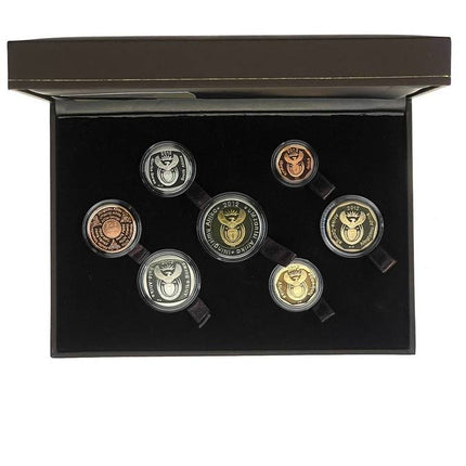 2012 South Africa Proof Coin Set in original mint box - Mintage only **1366*