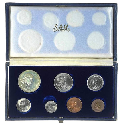 1965 South Africa Proof Coin Set in original mint box **Mintage ONLY 19889*