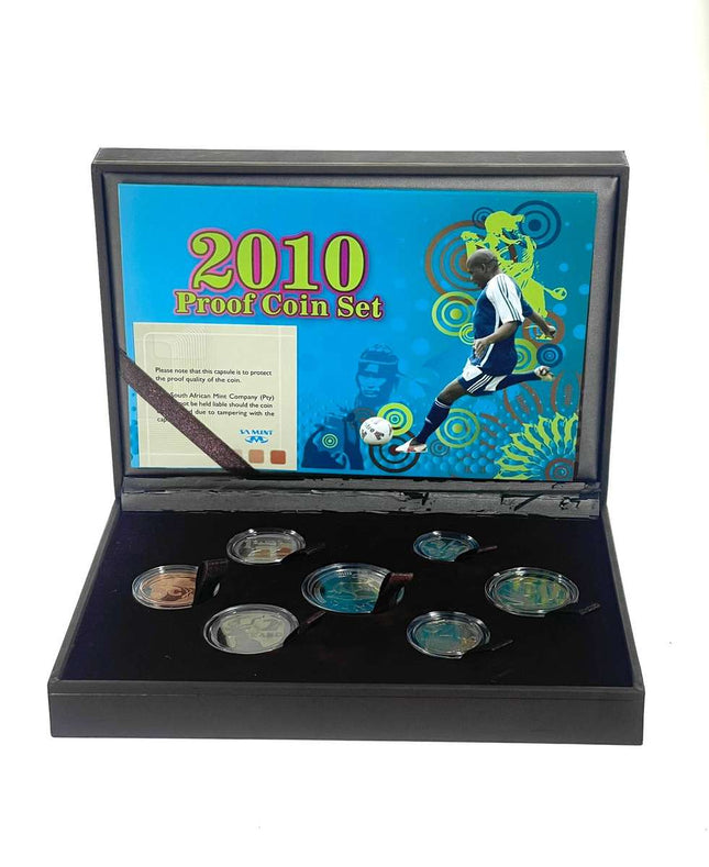 2010 South Africa Proof Coin Set in original mint box ****Mintage ONLY 1449****