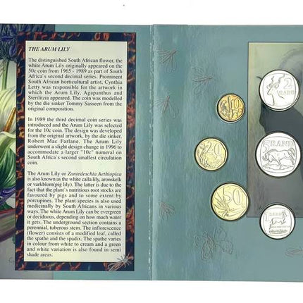 1997 South Africa (B-UNC) Brilliant Uncirculated Mint Set * **Mintage ONLY 4,236**