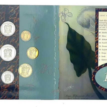 1997 South Africa (B-UNC) Brilliant Uncirculated Mint Set * **Mintage ONLY 4,236**