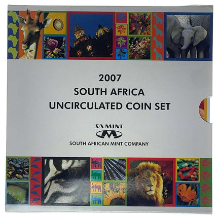 2007 South Africa South Africa (UNC) Uncirculated Mint Set * **Mintage ONLY 1,461**