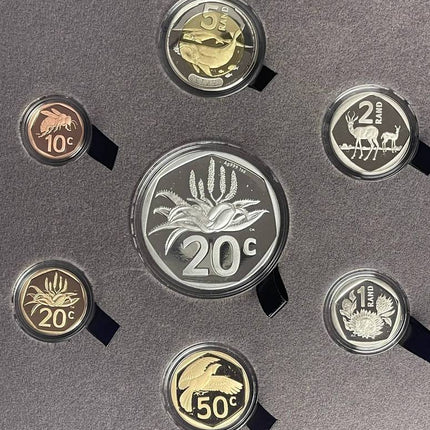 2025 South Africa Proof Coin Set with Silver 1oz Aloe in original mint box