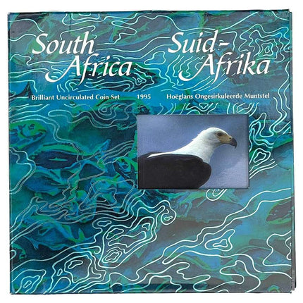 1995 South Africa (B-UNC) Brilliant Uncirculated Mint Set * **Mintage ONLY 4,956**
