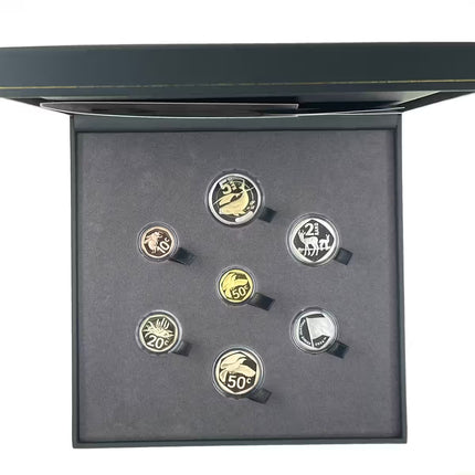 2026 South Africa Proof Coin Set with Gold Knysna Turaco in original mint box