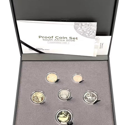 2026 South Africa Proof Coin Set in original mint box