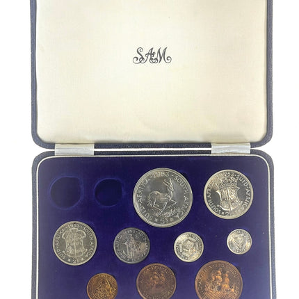 1953 South Africa Union Proof Coin Set in original mint box **Mintage ONLY 2000*