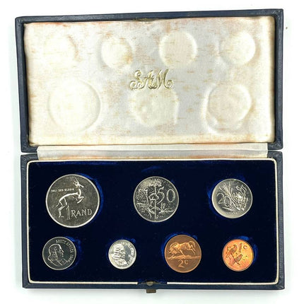 1966 South Africa Proof Coin Set in original mint box **Mintage ONLY 15000**