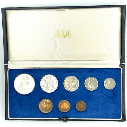 1973 South Africa Proof Coin Set in original mint box **Mintage ONLY 4000*