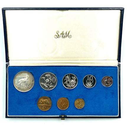 1977 South Africa Proof Coin Set in original mint box **Mintage ONLY 7000**