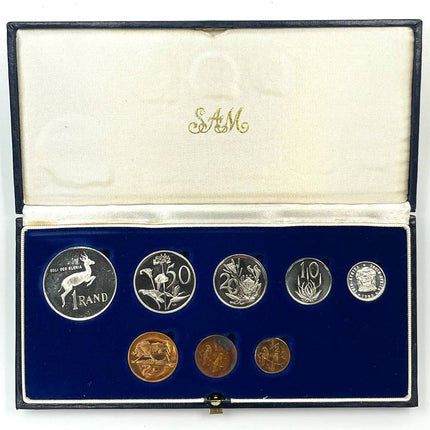 1983 South Africa Proof Coin Set in original mint box **Mintage ONLY 6835**