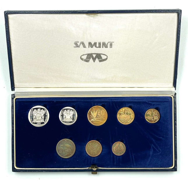 1992 South Africa Proof Coin Set in original mint box **Mintage ONLY 10263**