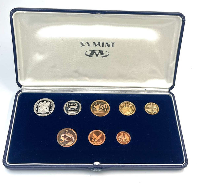 1993 South Africa Proof Coin Set in original mint box **Mintage ONLY 7790**