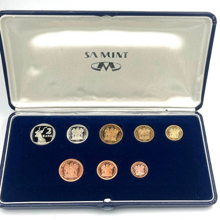1993 South Africa Proof Coin Set in original mint box **Mintage ONLY 7790**