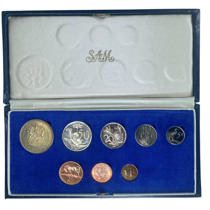 1972 South Africa Proof Coin Set in original mint box **Mintage ONLY 4000**