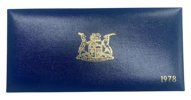 1978 South Africa Proof Coin Set in original mint box **Mintage ONLY 7000**