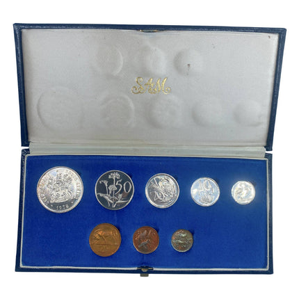 1978 South Africa Proof Coin Set in original mint box **Mintage ONLY 7000**
