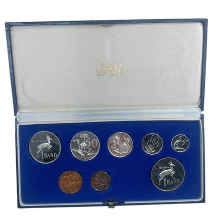 1987 South Africa Proof Coin Set in original mint box **Mintage ONLY 6781**