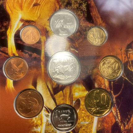 2001 South Africa (UNC) Uncirculated Mint Set * **Mintage ONLY 5,577**