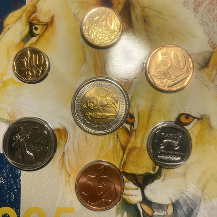 2005 South Africa (UNC) Uncirculated Mint Set * **Mintage ONLY 1,870**