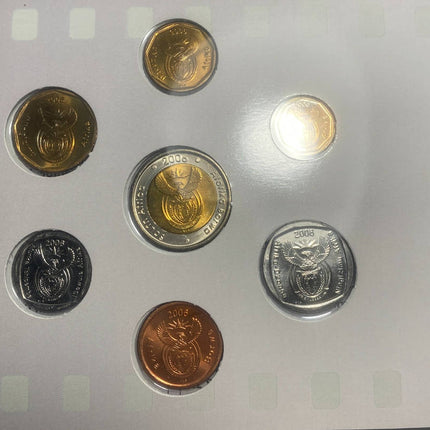 2006 South Africa (UNC) Uncirculated Mint Set * **Mintage ONLY 1,549**