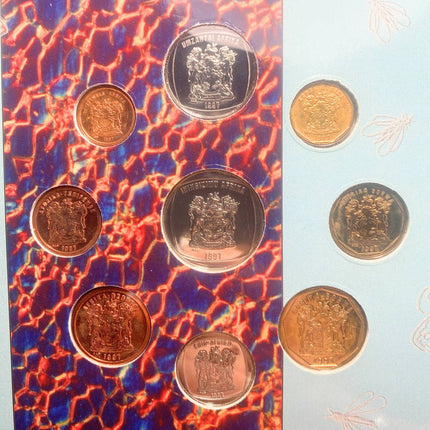 1997 South Africa (B-UNC) uncirculated Mint set *Mintage only 4,236*