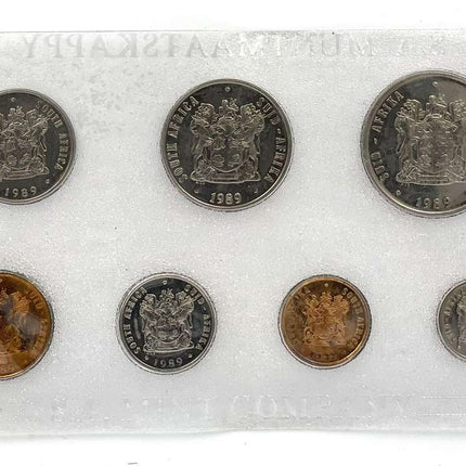 1989 South Africa (UNC) Uncirculated Mint Pack Set * **Mintage ONLY 13,150**