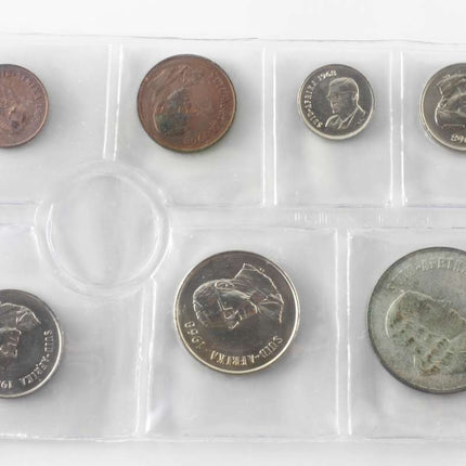 1968 Afrikaans Suid Africa (UNC) Uncirculated Mint Pack Set (Silver R1) * **Mintage ONLY 20,100**