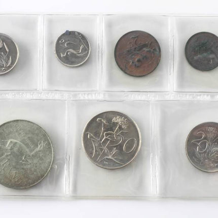 1968 Afrikaans Suid Africa (UNC) Uncirculated Mint Pack Set (Silver R1) * **Mintage ONLY 20,100**