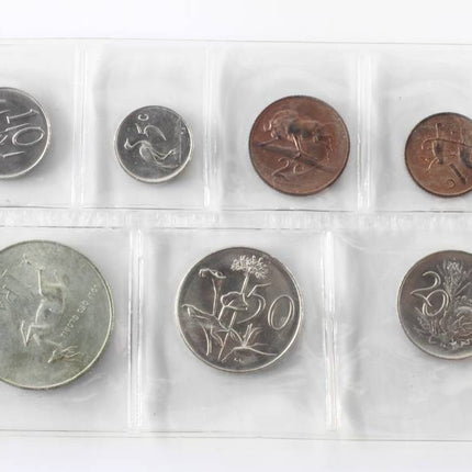 1968 Afrikaans Suid Africa (UNC) Uncirculated Mint Pack Set (Silver R1) * **Mintage ONLY 20,100**