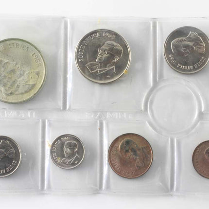 1968 English South Africa (UNC) Uncirculated Mint Pack Set (Silver R1)* **Mintage ONLY 20,000**