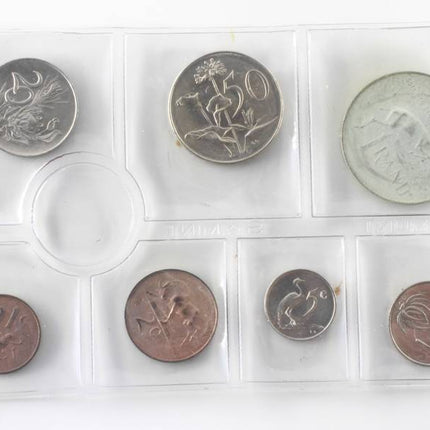 1968 English South Africa (UNC) Uncirculated Mint Pack Set (Silver R1)* **Mintage ONLY 20,000**