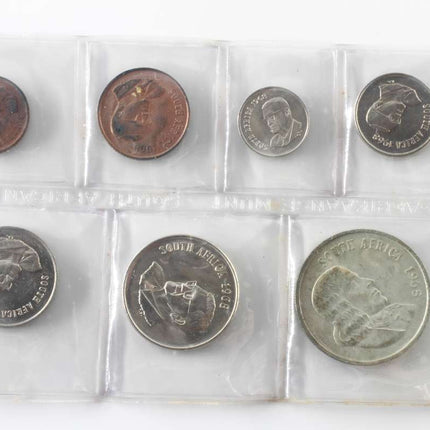 1968 English South Africa (UNC) Uncirculated Mint Pack Set (Silver R1)* **Mintage ONLY 20,000**