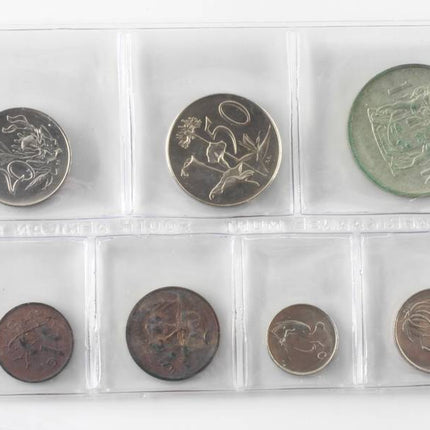 1969 Afrikaans Suid Africa (UNC) Uncirculated Mint Pack Set (Silver R1)* **Mintage ONLY 7,500**