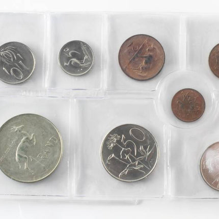 1970 South Africa (UNC) Uncirculated Mint Pack Set (Silver R1)* **Mintage ONLY 20,000**