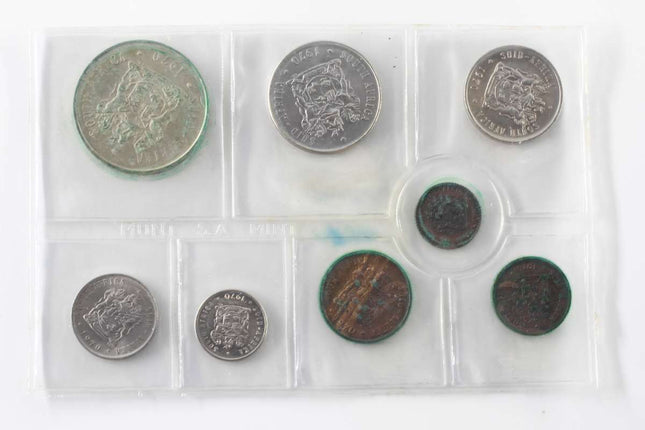 1970 South Africa (UNC) Uncirculated Mint Pack Set (Silver R1)* **Mintage ONLY 20,000**