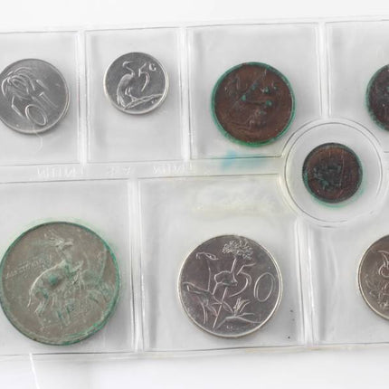 1970 South Africa (UNC) Uncirculated Mint Pack Set (Silver R1)* **Mintage ONLY 20,000**