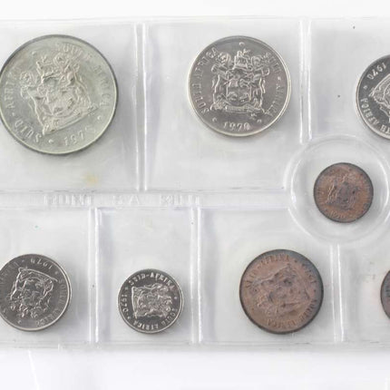 1970 South Africa (UNC) Uncirculated Mint Pack Set (Silver R1)* **Mintage ONLY 20,000**