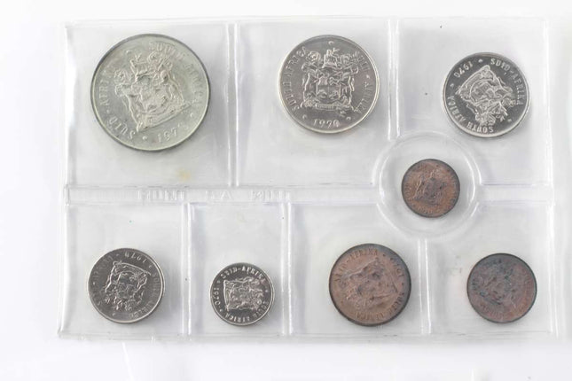 1970 South Africa (UNC) Uncirculated Mint Pack Set (Silver R1)* **Mintage ONLY 20,000**