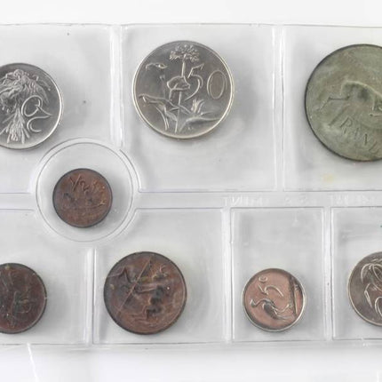 1970 South Africa (UNC) Uncirculated Mint Pack Set (Silver R1)* **Mintage ONLY 20,000**