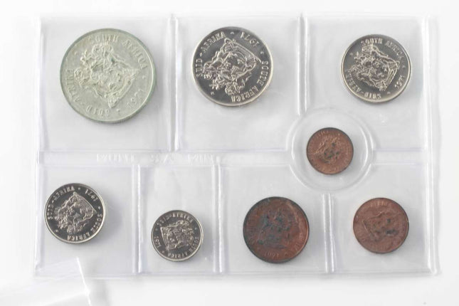 1971 South Africa Uncirculated Mint Pack Set (Silver R1)- Limited mintage 20,000