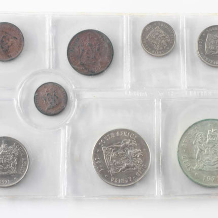 1971 South Africa Uncirculated Mint Pack Set (Silver R1)- Limited mintage 20,000
