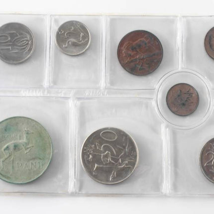 1971 South Africa Uncirculated Mint Pack Set (Silver R1)- Limited mintage 20,000