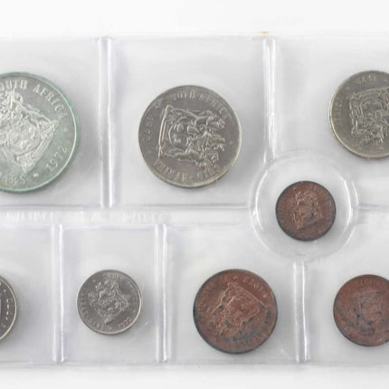 1972 South Africa (UNC) Uncirculated Mint Pack Set (Silver R1) * **Mintage ONLY 20,000**