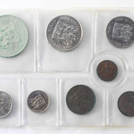 1974 South Africa Uncirculated Mint Pack Set Silver R1 - Mintage only 20,000
