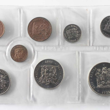 1977 South Africa (UNC) Uncirculated Mint Pack Set  * **Mintage ONLY 20,000**